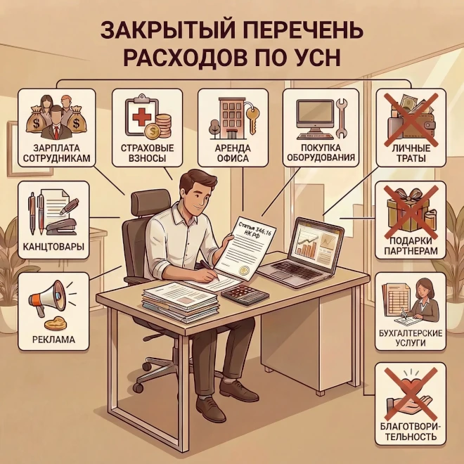 УСН Доходы минус Расходы (15%): особенности и риски uchet-rashodov-na-usn-02